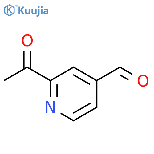 2-Acetylisonicotinaldehyde structure
