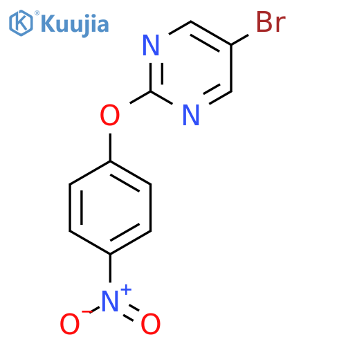 5-Bromo-2-(4-nitrophenoxy)pyrimidine structure