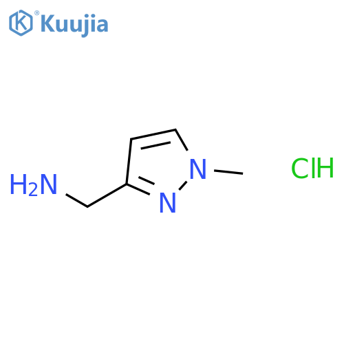 (1-Methyl-1H-pyrazol-3-yl)methanamine hydrochloride structure