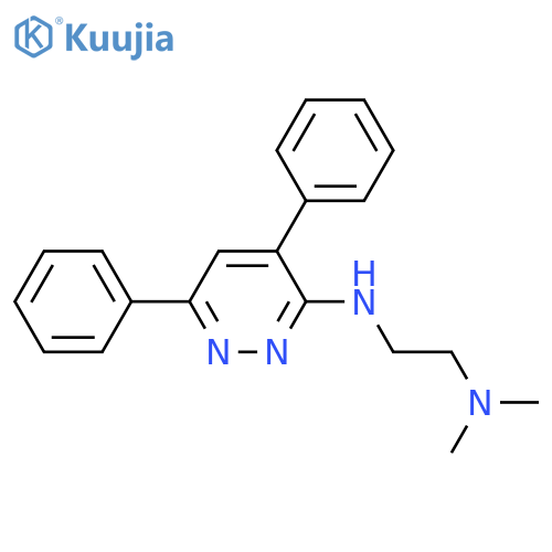 1,2-Ethanediamine,N2-(4,6-diphenyl-3-pyridazinyl)-N1,N1-dimethyl- structure
