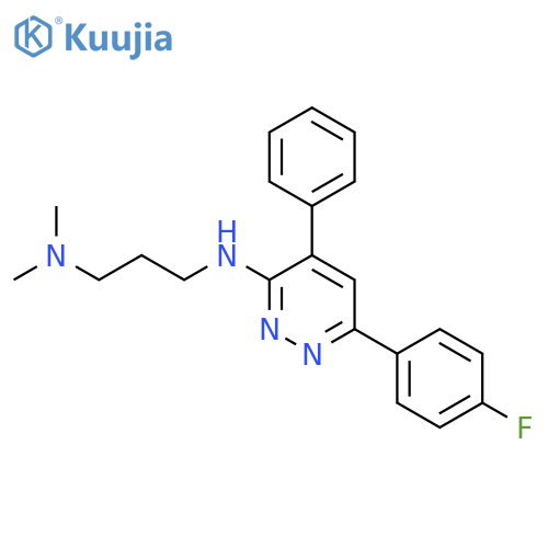 1,3-Propanediamine,N3-[6-(4-fluorophenyl)-4-phenyl-3-pyridazinyl]-N1,N1-dimethyl- structure