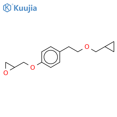 4-2-(Cyclopropylmethoxy)ethylphenoxymethyloxirane-d5 structure