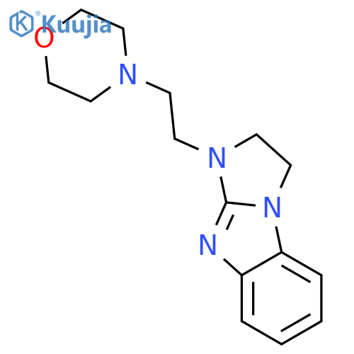 1H-IMIDAZO[1,2-A]BENZIMIDAZOLE, 2,3-DIHYDRO-1-[2-(4-MORPHOLINYL)ETHYL]- structure
