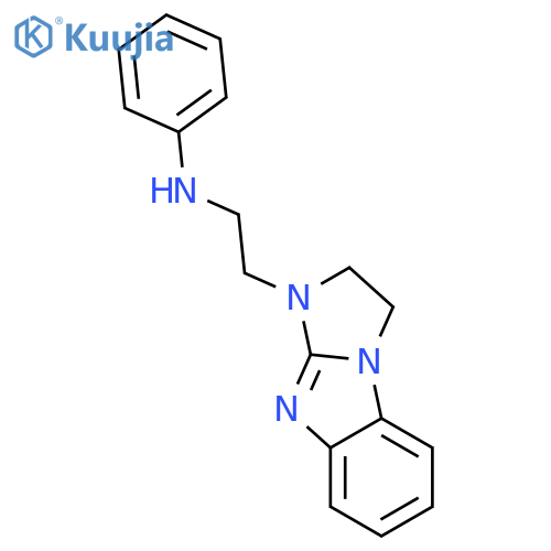 1H-Imidazo[1,2-a]benzimidazole-1-ethanamine, 2,3-dihydro-N-phenyl- structure