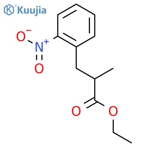 Ethyl 2-Methyl-3-(2-nitrophenyl)propanoate structure