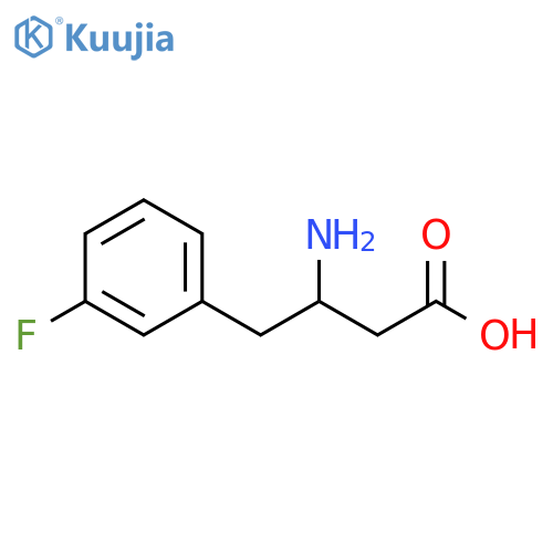 3-Amino-4-(3-fluorophenyl)butyricAcid structure