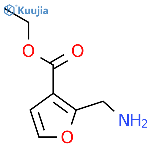 Ethyl 2-(aminomethyl)furan-3-carboxylate structure