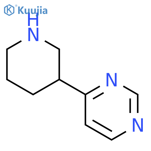 4-(Piperidin-3-yl)pyrimidine structure