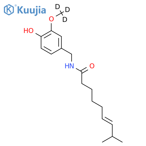 Capsaicin-d3(E/Z-Mixture) structure