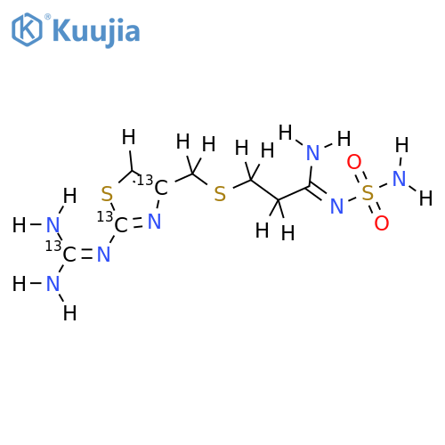 Famotidine-13C3 structure