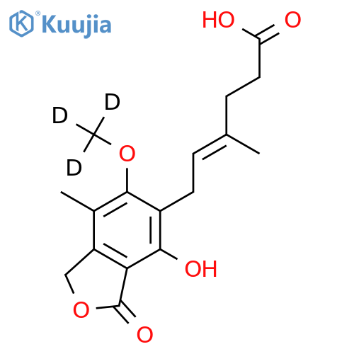 Mycophenolic acid-d structure