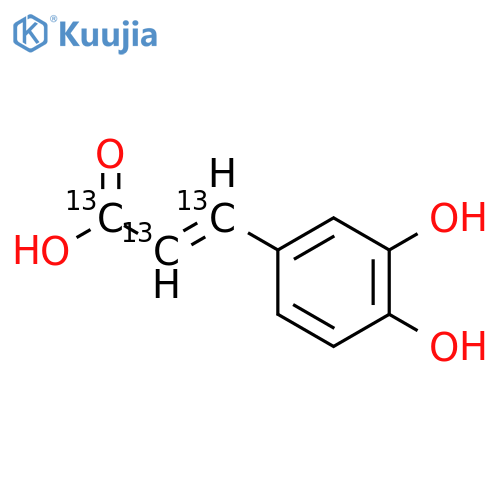 Caffeic Acid-13C3 structure