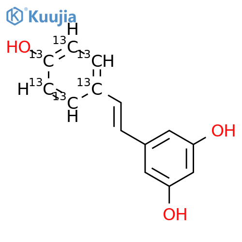 Resveratrol-13C6 structure