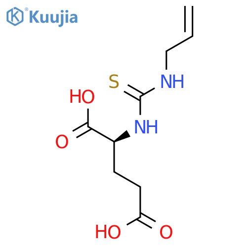 L-Glutamic acid, N-[(2-propenylamino)thioxomethyl]- structure