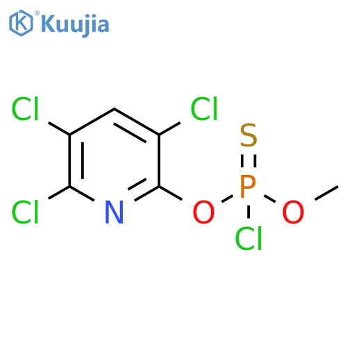 O-Methyl O-(3,5,6-Trichloro-2-pyridinyl)phosphorochloridothioic Acid Ester structure