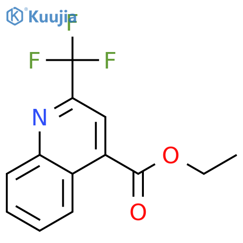 Ethyl 2-(trifluoromethyl)quinoline-4-carboxylate structure
