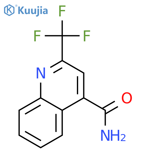 2-(trifluoromethyl)quinoline-4-carboxamide structure