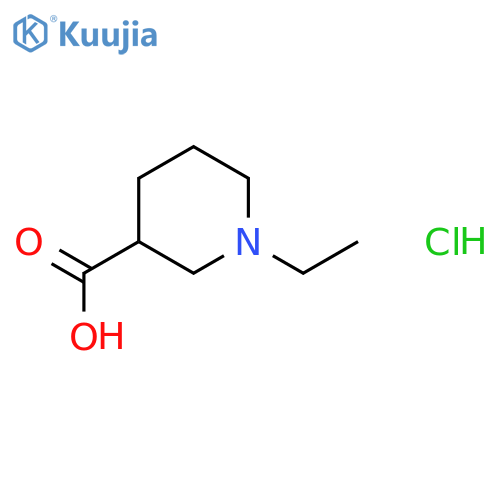 1-ethylpiperidine-3-carboxylic acid;hydrochloride structure