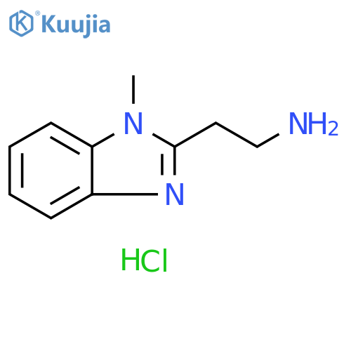 2-(1-methyl-1H-benzimidazol-2-yl)ethanamine hydrochloride structure