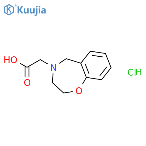 2,3-dihydro-1,4-benzoxazepin-4(5h)-ylacetic Acid Hydrochloride structure
