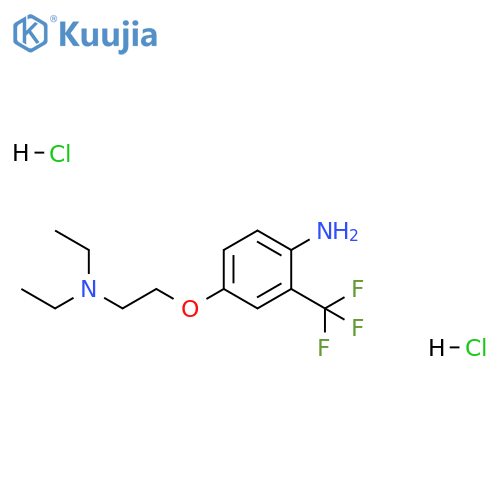 N-{2-4-Amino-3-(trifluoromethyl)phenoxyethyl}-N,N-diethylamine Dihydrochloride structure
