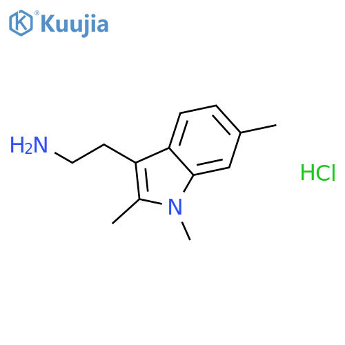 2-(1,2,6-Trimethyl-1H-indol-3-yl)ethylamine hydrochloride structure