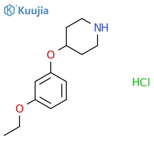 4-(3-Ethoxyphenoxy)piperidine hydrochloride structure