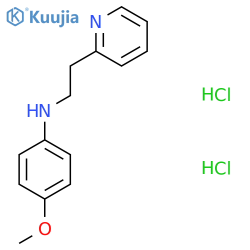 (4-Methoxy-phenyl)-(2-pyridin-2-YL-ethyl)-amine dihydrochloride structure