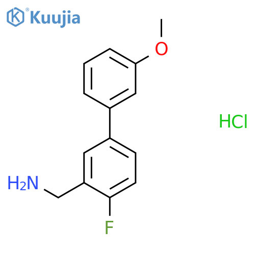 (4-Fluoro-3'-methoxy1,1'-biphenyl-3-yl)-methanamine Hydrochloride structure