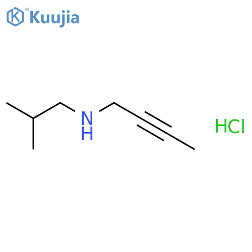 But-2-ynyl-isobutyl-amine hydrochloride structure