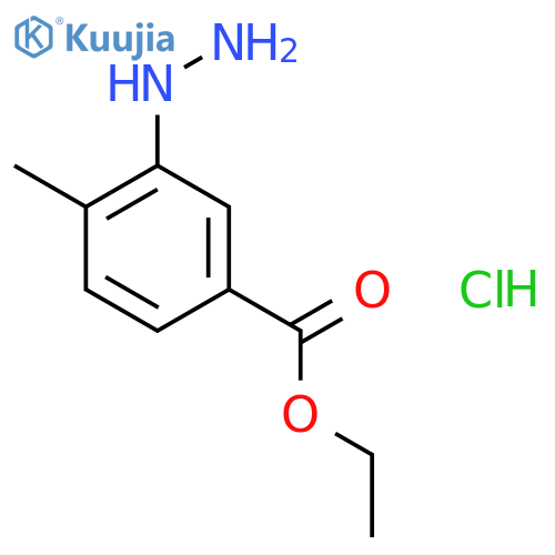 Ethyl 3-Hydrazino-4-methylbenzoate Hydrochloride structure