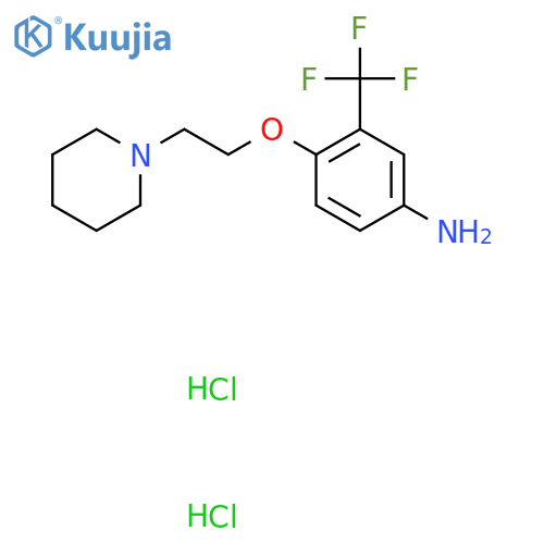 4-2-(1-Piperidinyl)ethoxy-3-(trifluoromethyl)-phenylamine Dihydrochloride structure