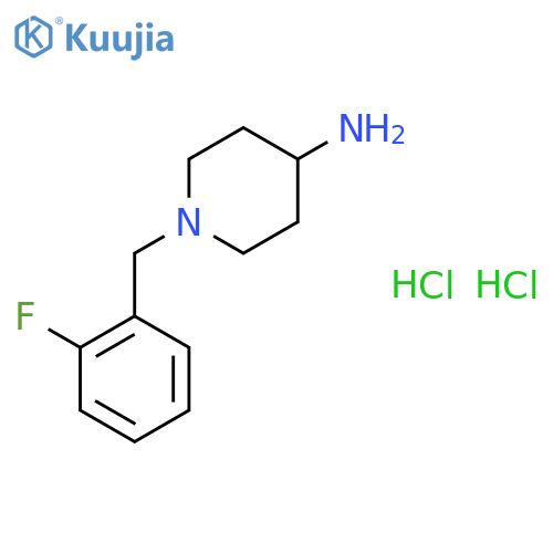 1-(2-Fluorobenzyl)piperidin-4-amine dihydrochloride structure