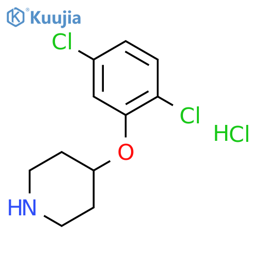 4-(2,5-Dichlorophenoxy)piperidine hydrochloride structure