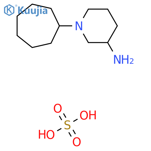 1-Cycloheptylpiperidin-3-aminesulfate structure