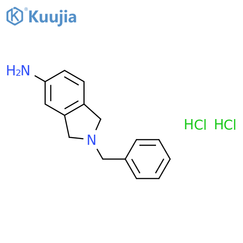 2-Benzyl-2,3-dihydro-1H-isoindol-5-ylamine dihydrochloride structure