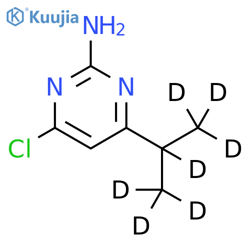 4-Chloro-2-amino-6-(iso-propyl-d7)-pyrimidine structure