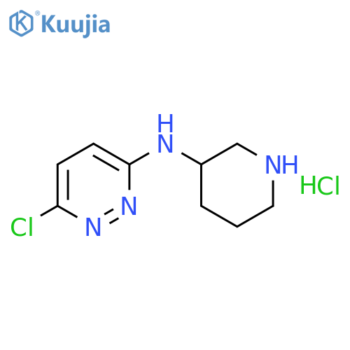 (6-Chloro-pyridazin-3-yl)-piperidin-3-yl-amine hydrochloride structure