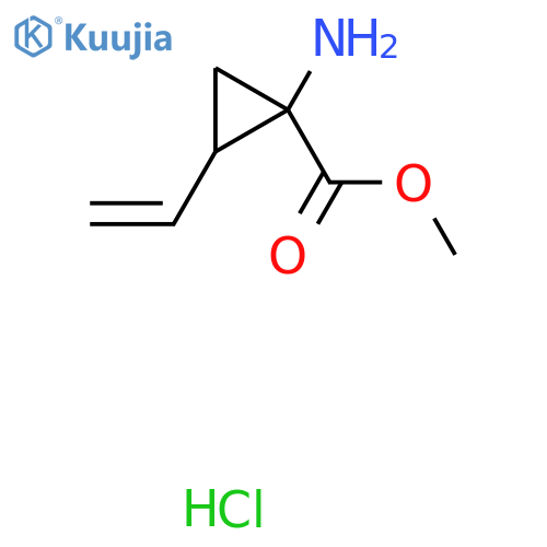 (1R,2S)-1-Amino-2-ethenylcyclopropanecarboxylic acid methyl ester hydrochloride structure