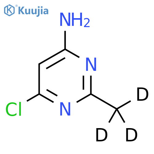 4-Chloro-6-amino-2-(methyl-d3)-pyrimidine structure