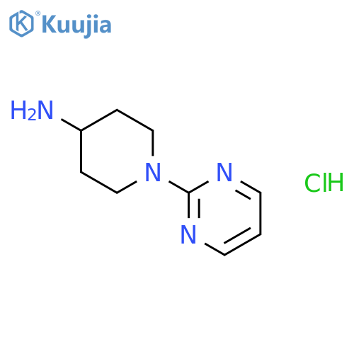 1-(Pyrimidin-2-yl)piperidin-4-amine hydrochloride structure