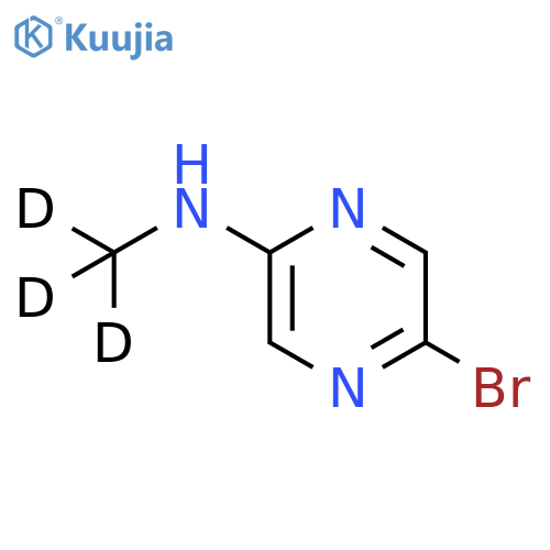 2-Bromo-5-(methyl-d3-amino)pyrazine structure
