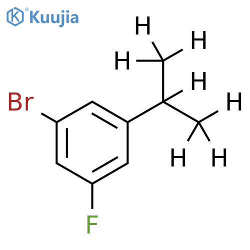 3-Fluoro-5-(iso-propyl-d7)-bromobenzene structure