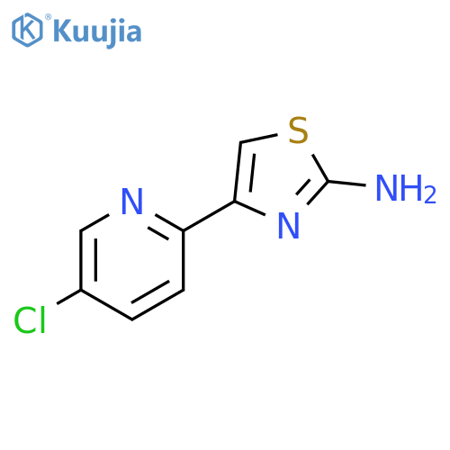4-(5-chloropyridin-2-yl)-1,3-thiazol-2-amine structure