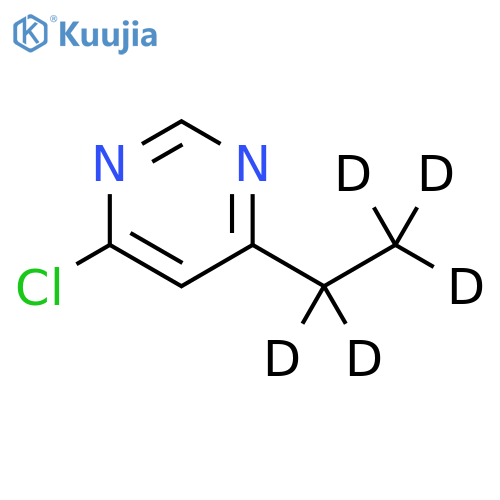 4-Chloro-6-(ethyl-d5)-pyrimidine structure