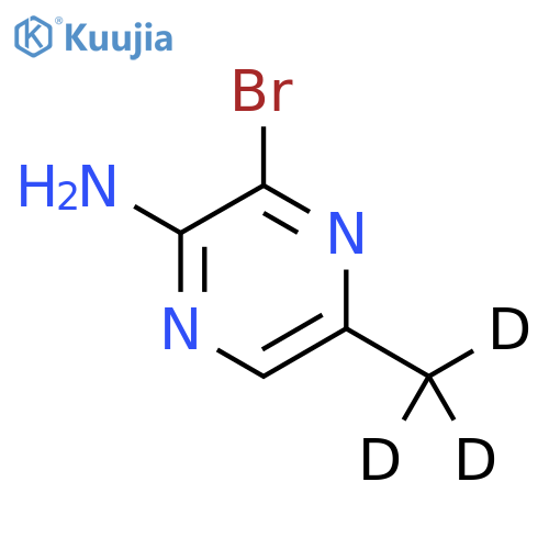 2-Amino-3-bromo-5-(methyl-d3)-pyrazine structure