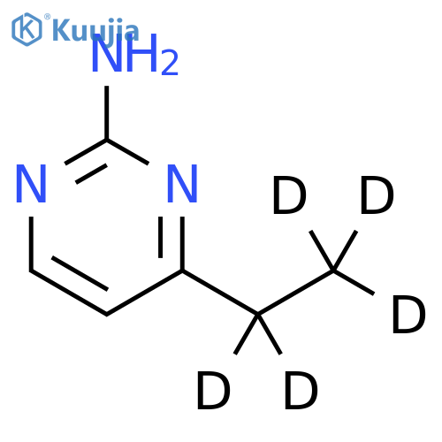 2-Amino-4-(ethyl-d5)-pyrimidine structure