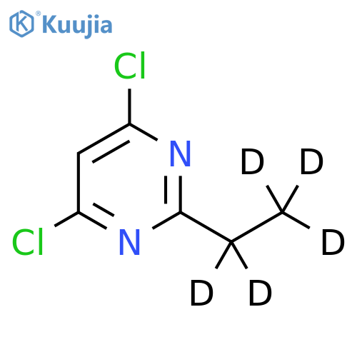4,6-Dichloro-2-(ethyl-d5)-pyrimidine structure