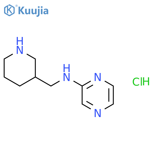 N-(3-Piperidinylmethyl)-2-pyrazinamine hydrochloride structure