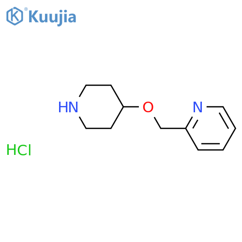 2-[(4-Piperidinyloxy)methyl]pyridine hydrochloride structure